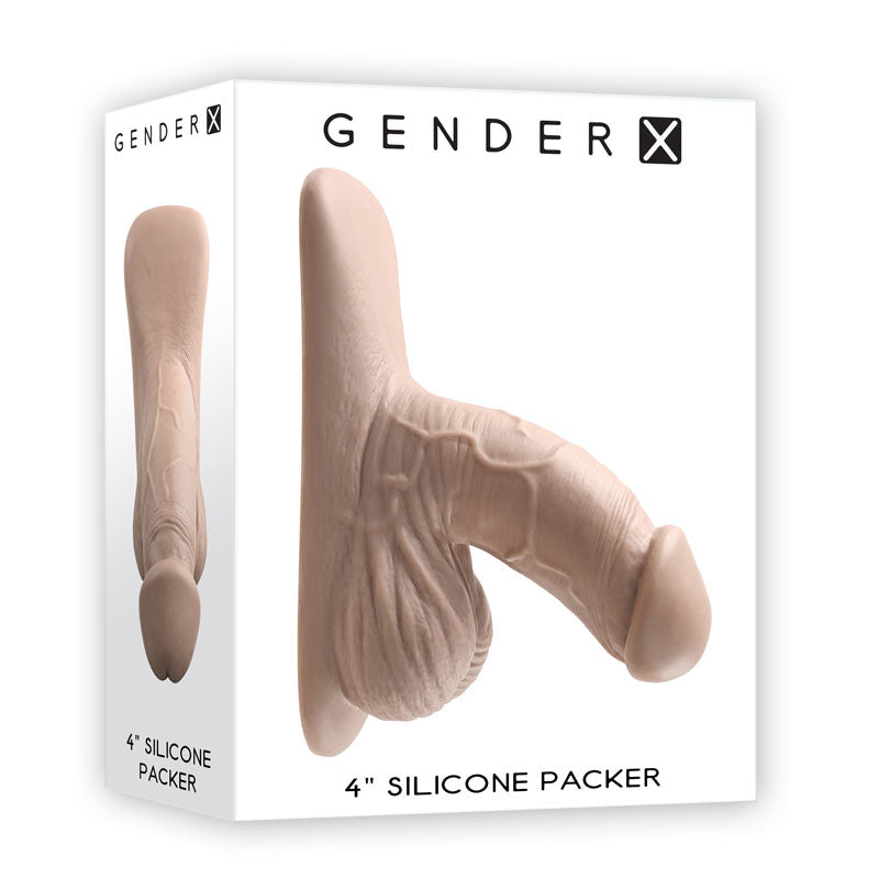 Gender X 4'' SILICONE PACKER LIGHT - Flesh 10 cm Packer Gender X